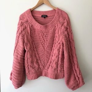 Express chunky knit sweeter.